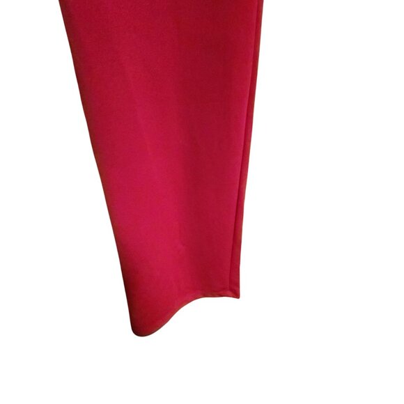 Lulus Vibrant Red Sleeveless Jumpsuit Wide leg Womens size Small - Picture 5 of 5